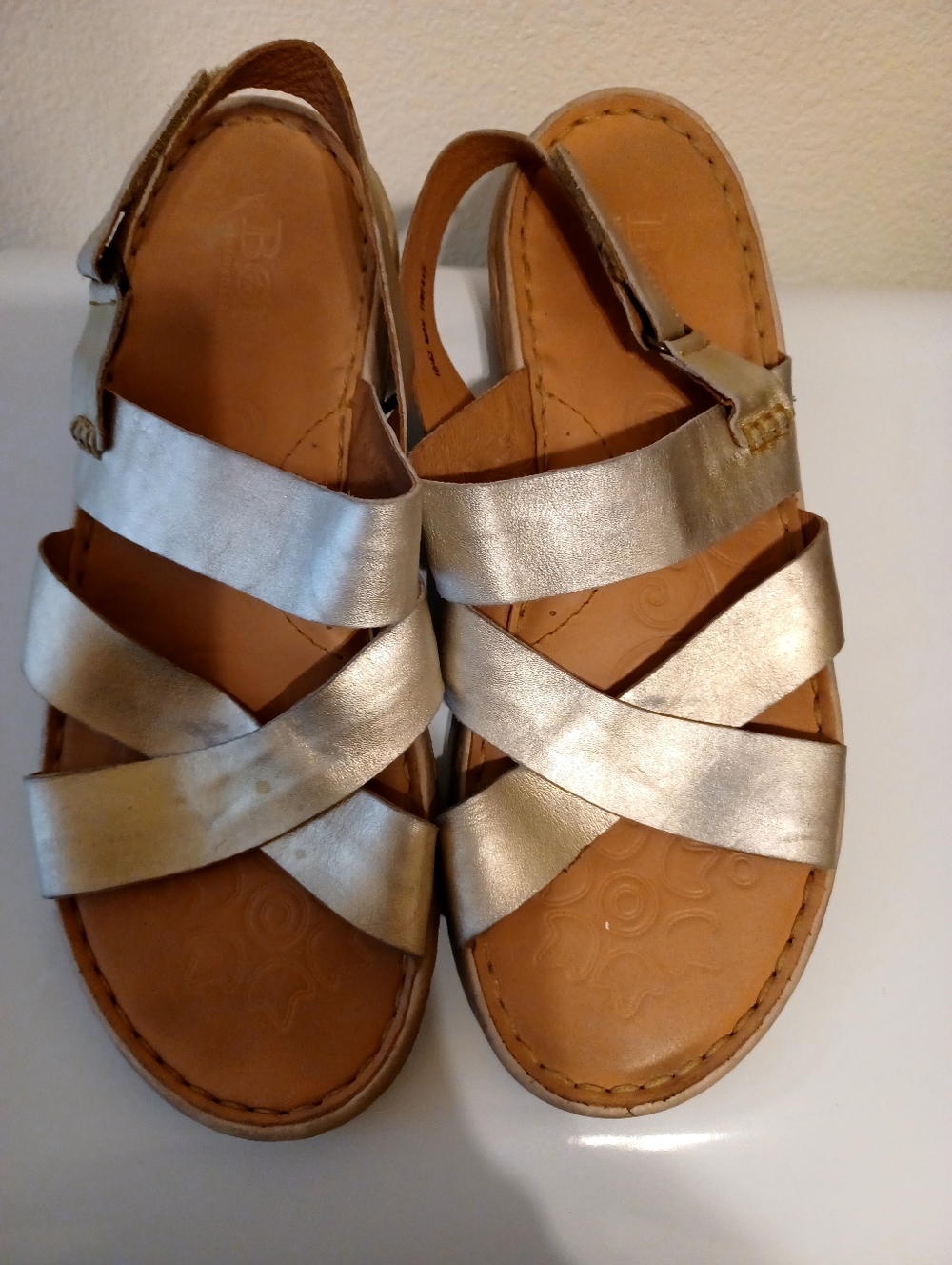 Born Metallic Sandals